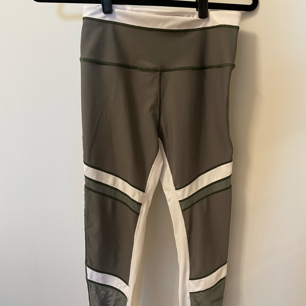 All Fenix Soulcycle Green White Leggings